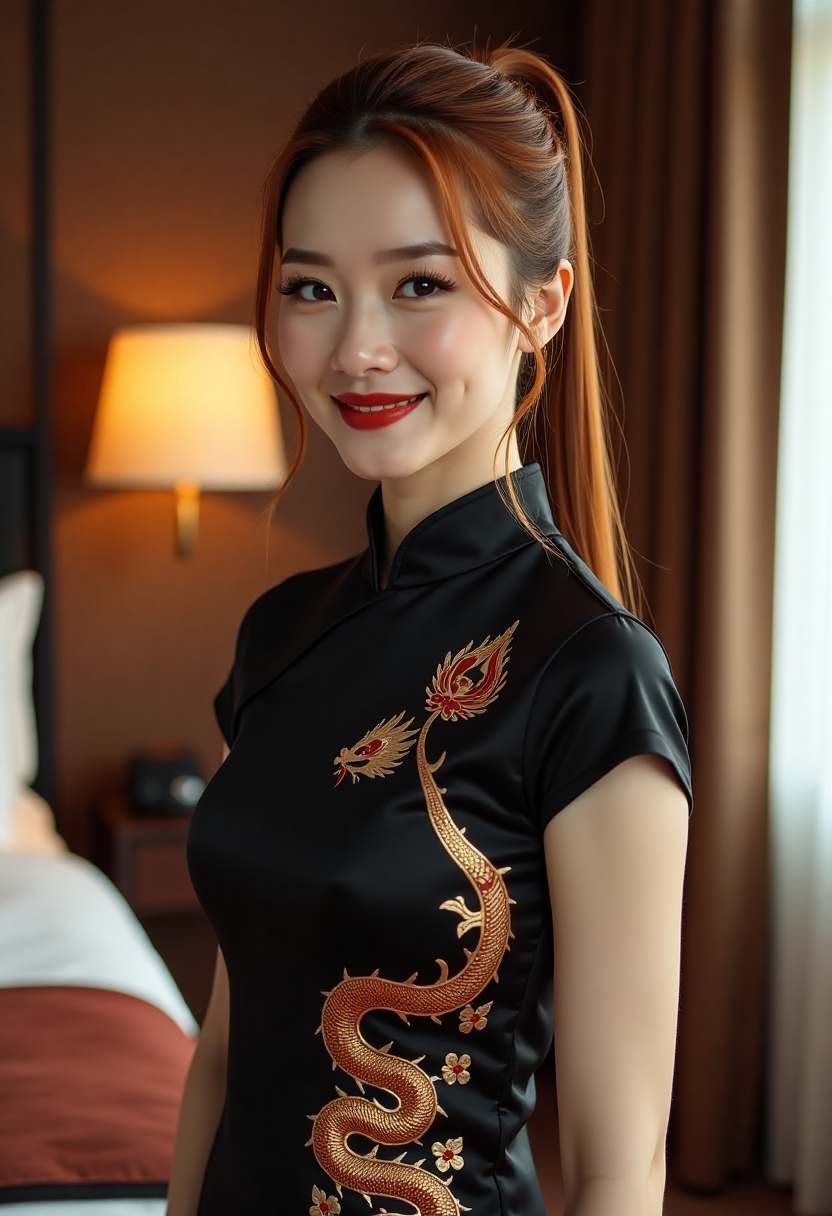 电影镜头里的女孩与狗